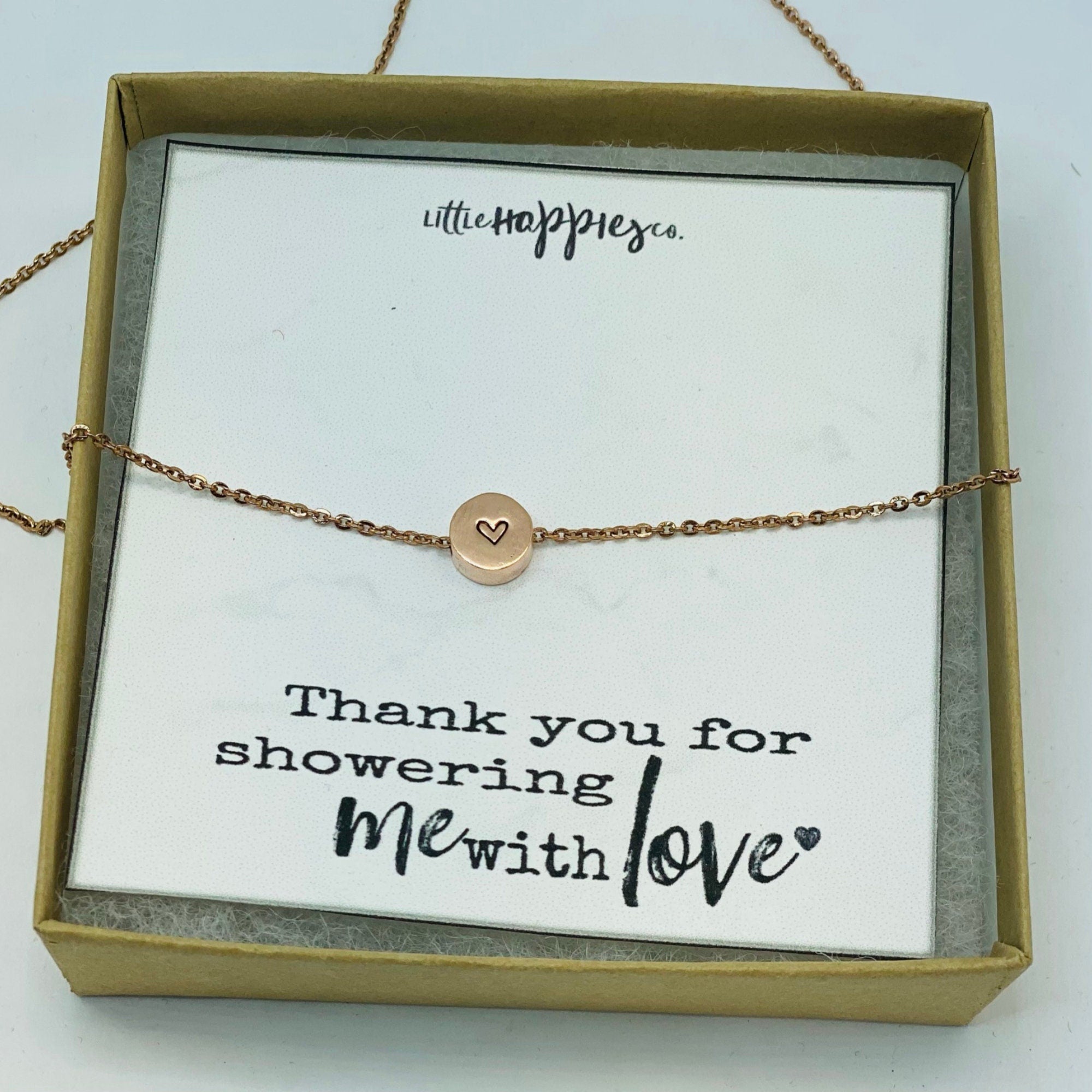 Bridal shower thank you, Baby shower thank you gifts, Shower hostess gifts, Hostess thank you gifts, Thank you for showering me with love