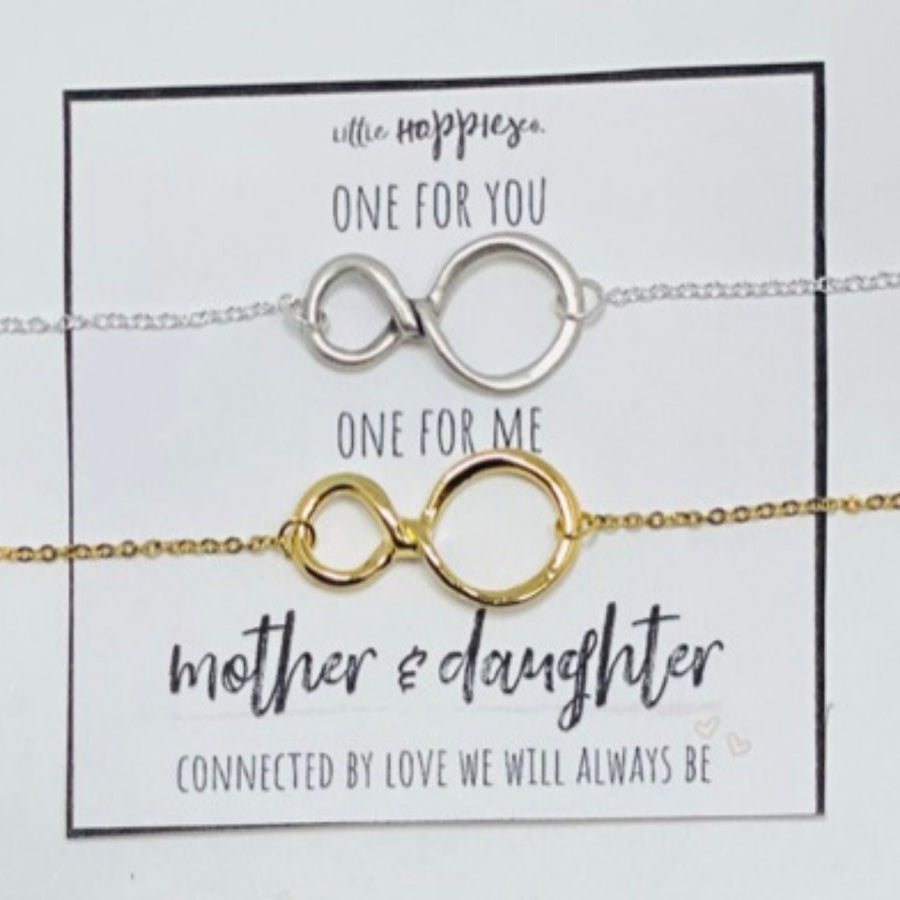 Mother daughter necklace set, Necklace for mom, Mother gift, Mother daughter jewelry, Mom daughter gift, Mom birthday gift from daughter