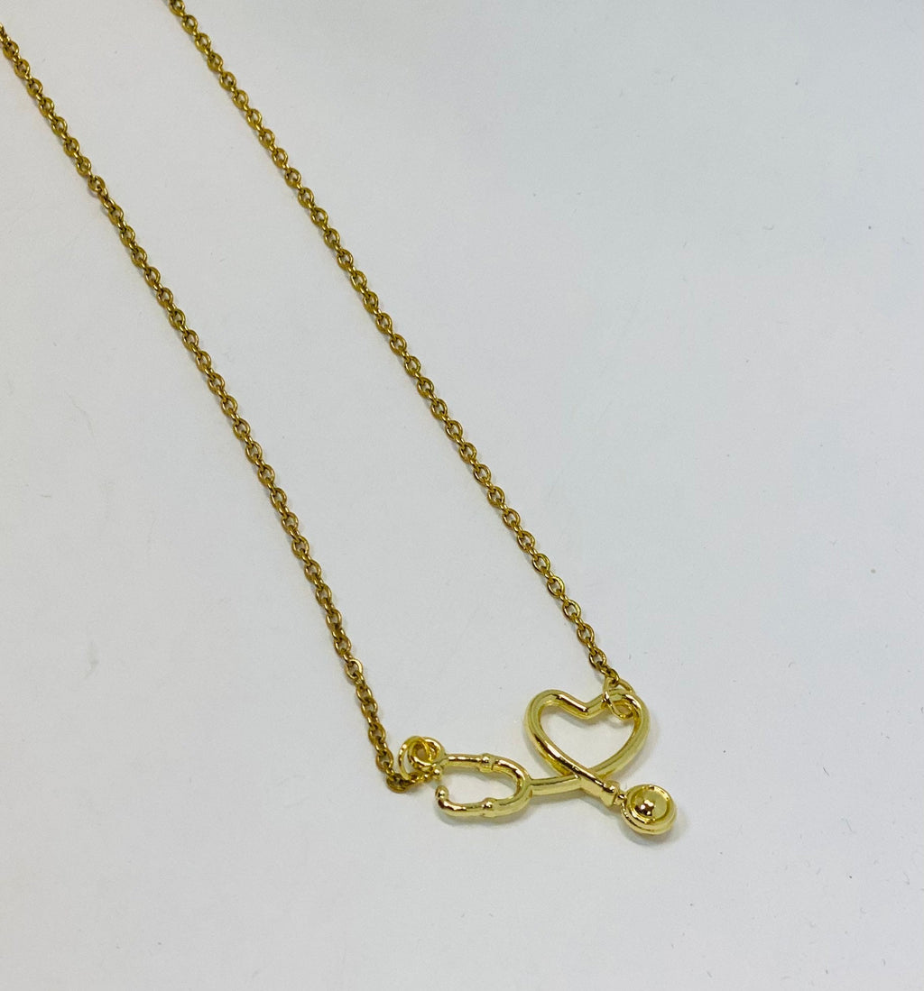 Nurse gift, Stethoscope necklace, RN nurse necklace, RN gifts, doctor gift, LPN gift, Gift for nursing student, nurse appreciation