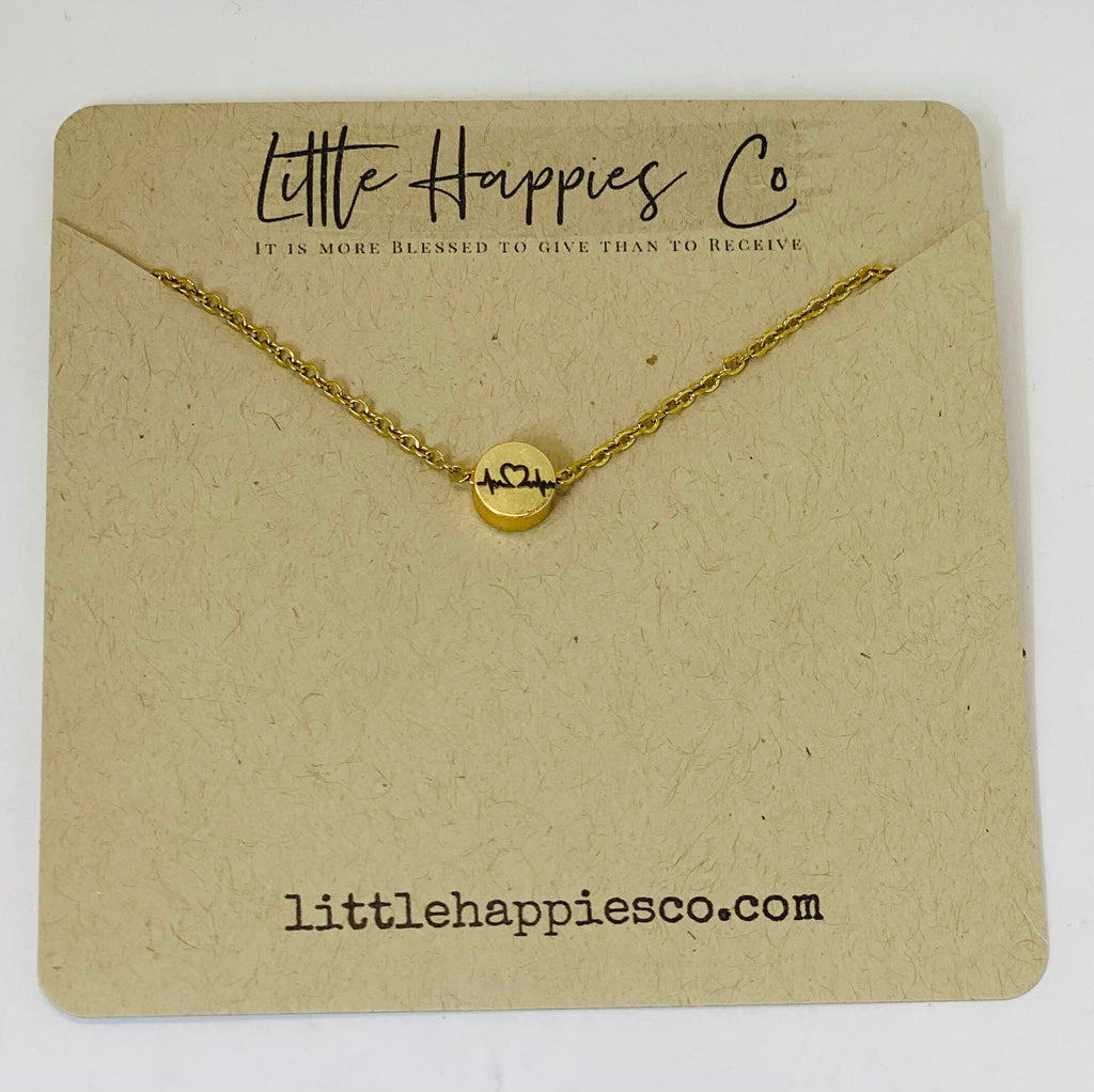 Nurse necklace, Heartbeat necklace, Thank you gifts for nurses, Nurse appreciation, Registered nurse gifts, LPN gifts, healthcare worker