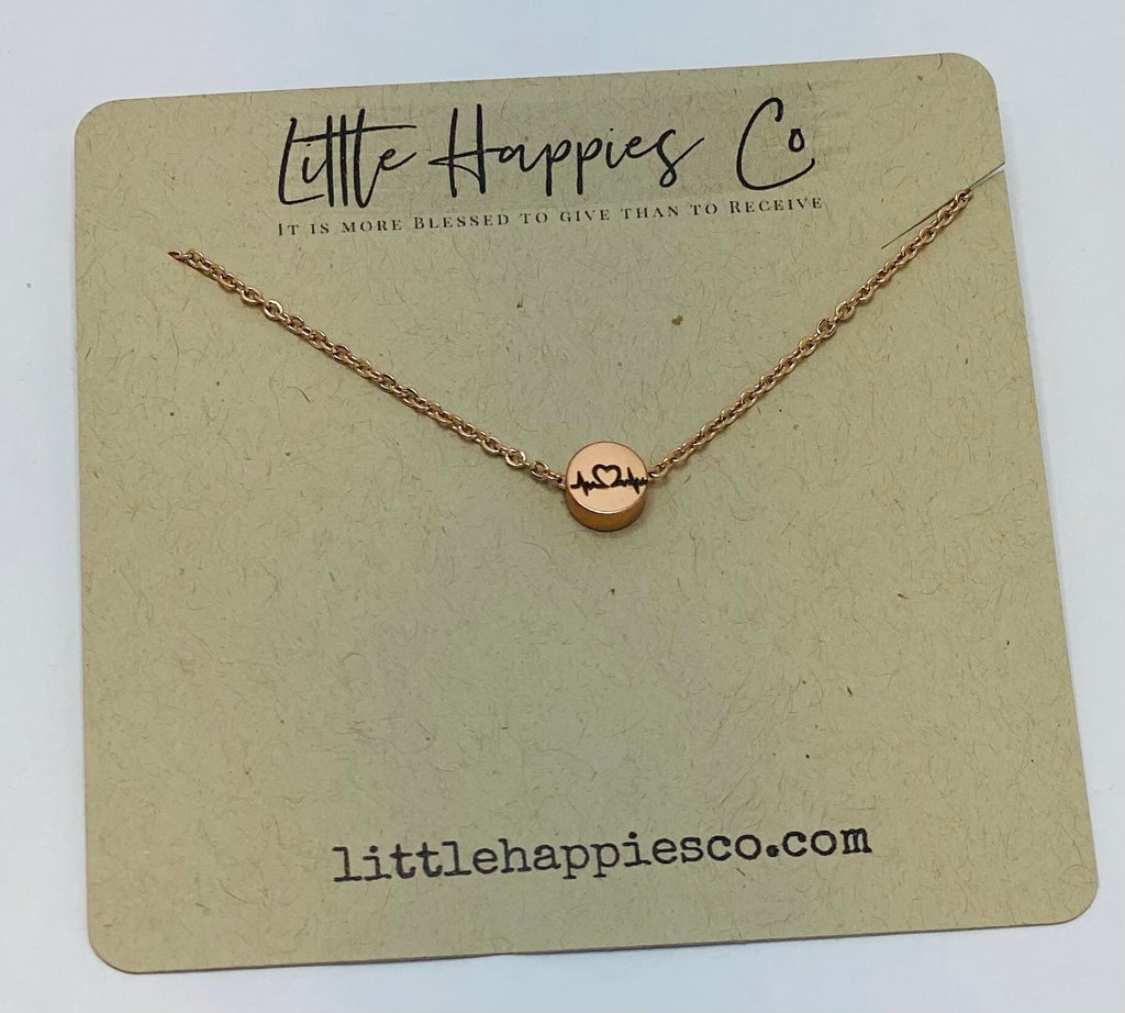 Nurse necklace, Heartbeat necklace, Thank you gifts for nurses, Nurse appreciation, Registered nurse gifts, LPN gifts, healthcare worker