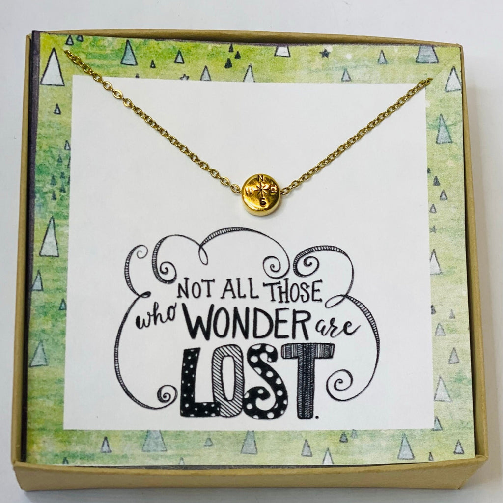 Adventure gifts, Travel necklace, Compass necklace, Travel jewelry, New beginnings gift, Travel buddy gift, Graduation present, Grad gift,