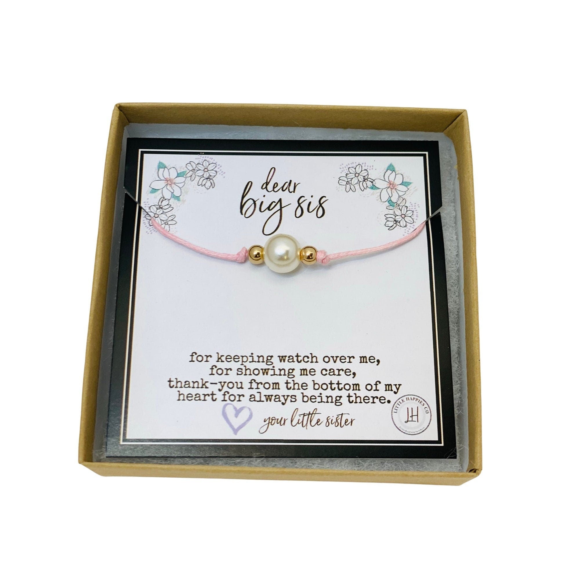 Big sister bracelet, Gift for big sister, Sister wish bracelet, Big sister jewelry, Big sister gift, Big sister little sister, Big sis