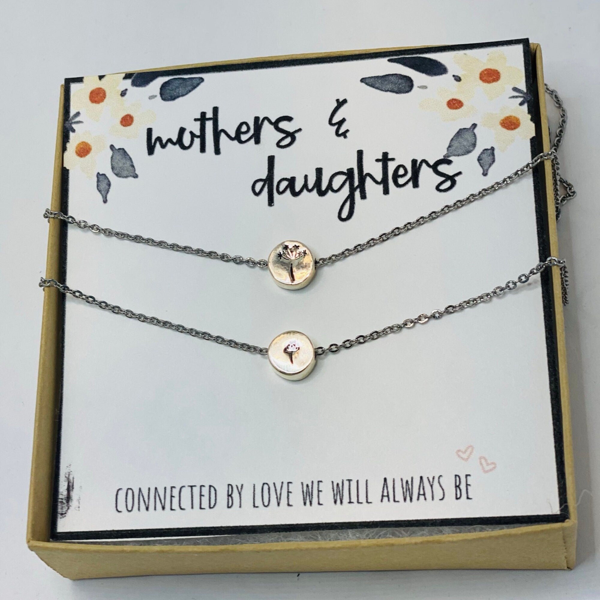Mom daughter necklace, Gift for mom and daughter, Mother daughter necklace, Mother daughter gift, Mother daughter jewelry, Necklace sets
