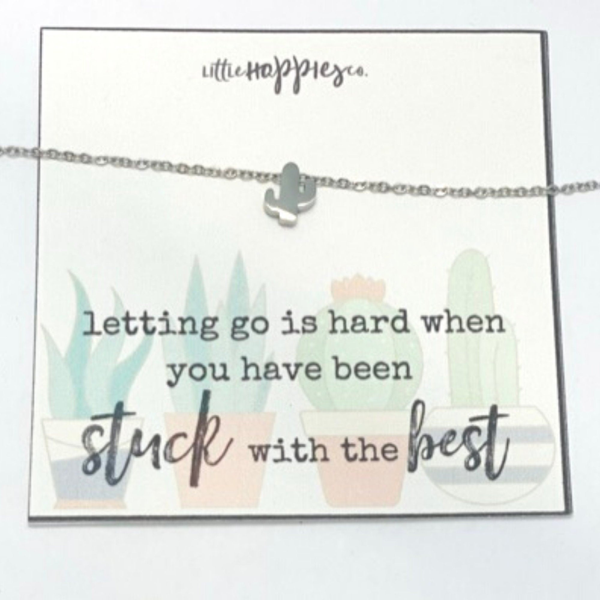 Cactus necklace, Gift for teacher, TA gift, End of term gift, Teacher appreciation gift, Nursery school teacher, Preschool teacher necklace