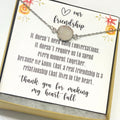 Necklace best friend, Necklace for my best friend, Best friend birthday gift, Best friend gifts, Best friend necklace, BFF necklace