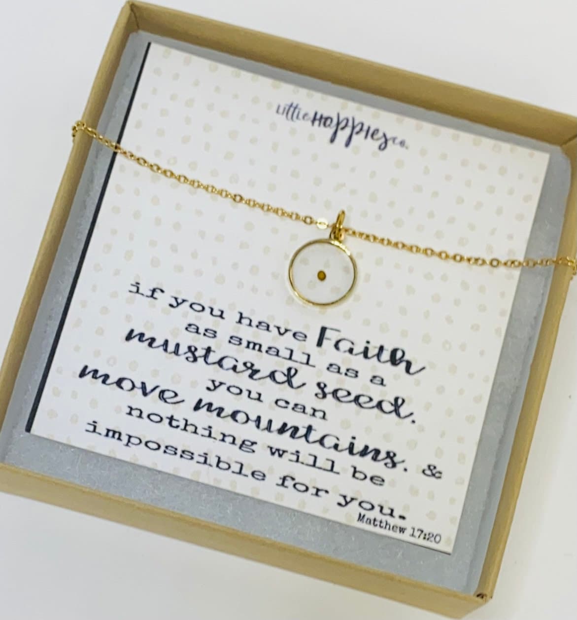 Real mustard seed necklace, Encouragement gift, Mustard seed jewelry, Faith necklace, Christian jewelry, Miscarriage gift, Inspirational