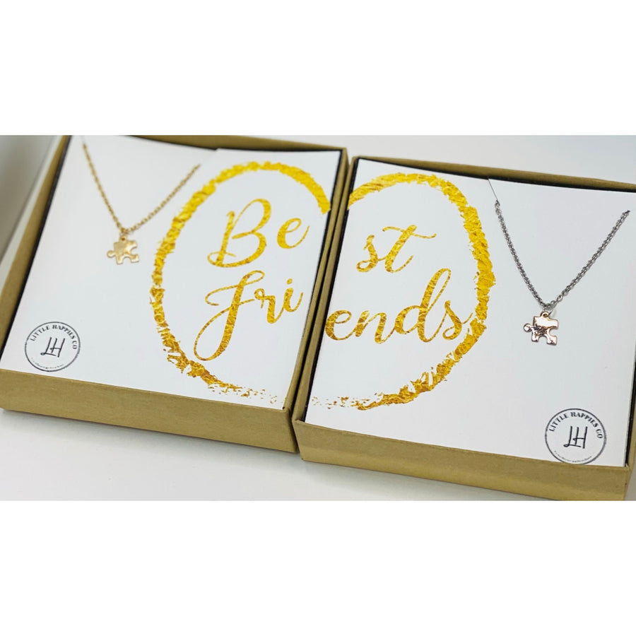 2 best friend necklace, Puzzle necklace for 2, Best friend necklace for 2, Best friend necklace set, Friendship necklace for 2, inexpensive