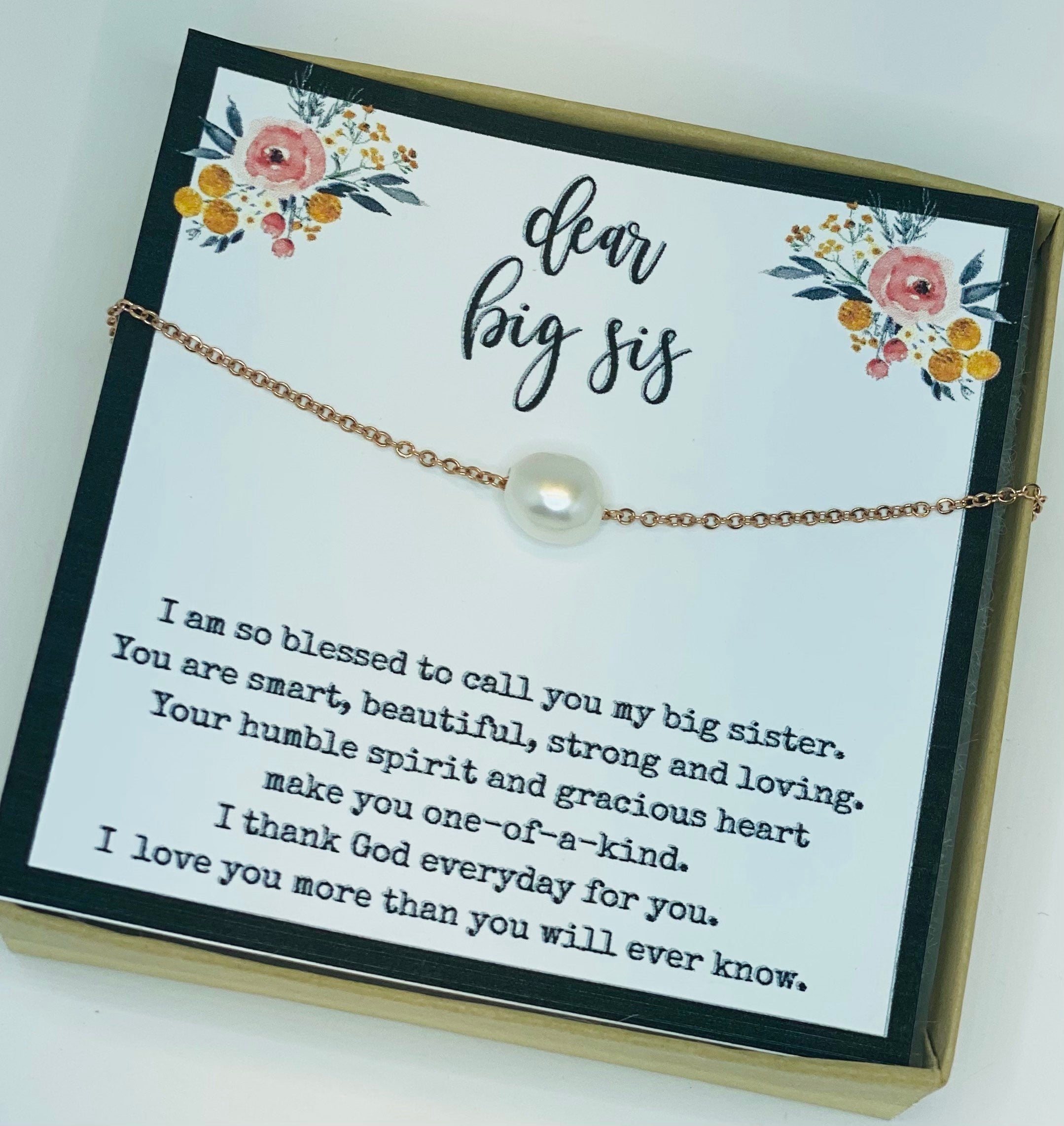 Big Sister Gift, Big Sister Little Brother, Big Sister Little Sister, Gift for Big Sister, Gift from Little Sister to Big Sister, Big Sis