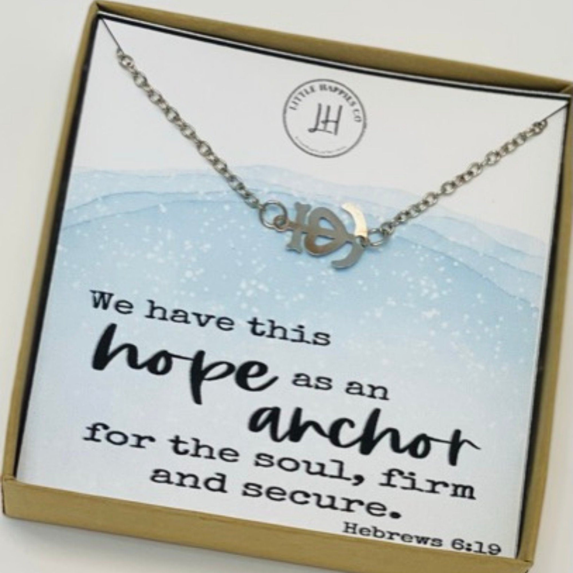 Hebrews 6 19, Hebrews 6:19, We have this hope as an anchor for the soul, Anchor bracelet, Strength, Bible verse bracelet, Christian gifts