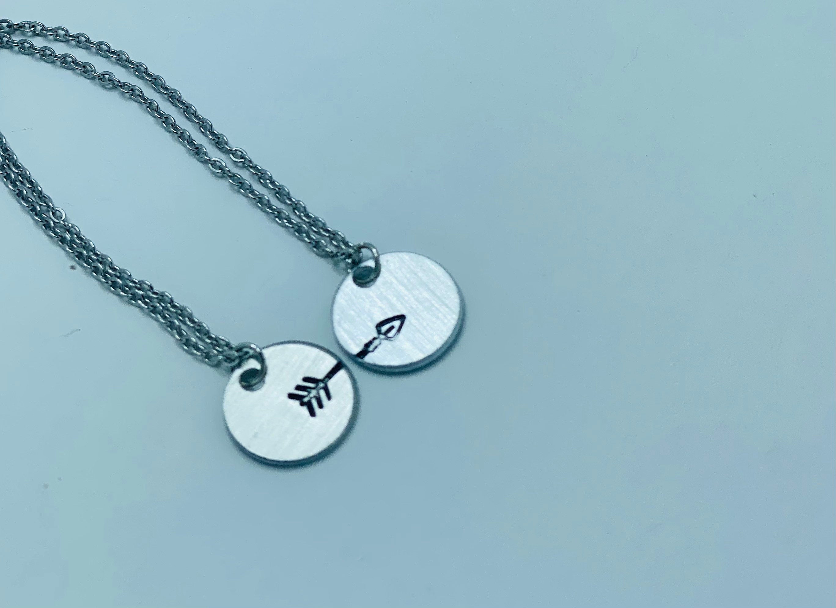 Set of 4 friend necklaces - Set of 4 necklaces, Gift Set of 4 necklaces, Friendship necklaces, Matching necklaces, Best friend jewelry, BFF