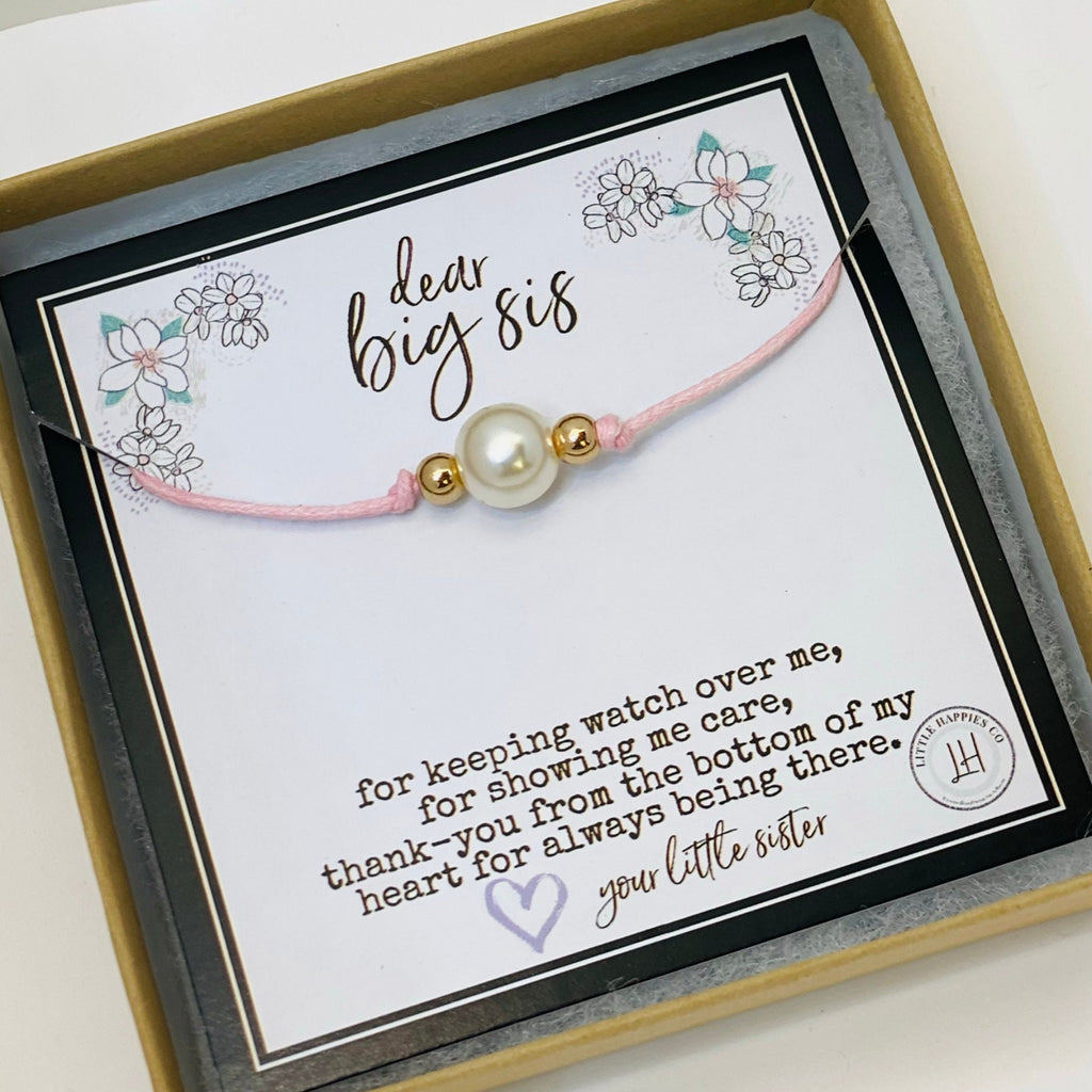 Big sister bracelet, Gift for big sister, Sister wish bracelet, Big sister jewelry, Big sister gift, Big sister little sister, Big sis