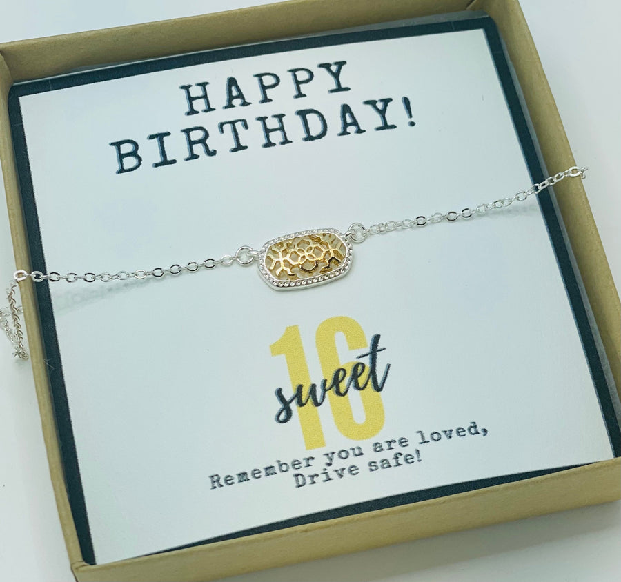 Sweet 16 gift, Sixteenth birthday gift, Birthday gift for 16 year old, birthday necklace gift, gift for daughter, daughters 16th birthday