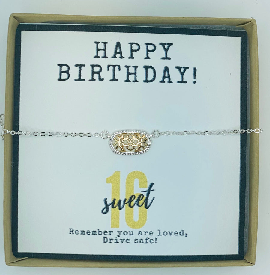 Sweet 16 gift, Sixteenth birthday gift, Birthday gift for 16 year old, birthday necklace gift, gift for daughter, daughters 16th birthday
