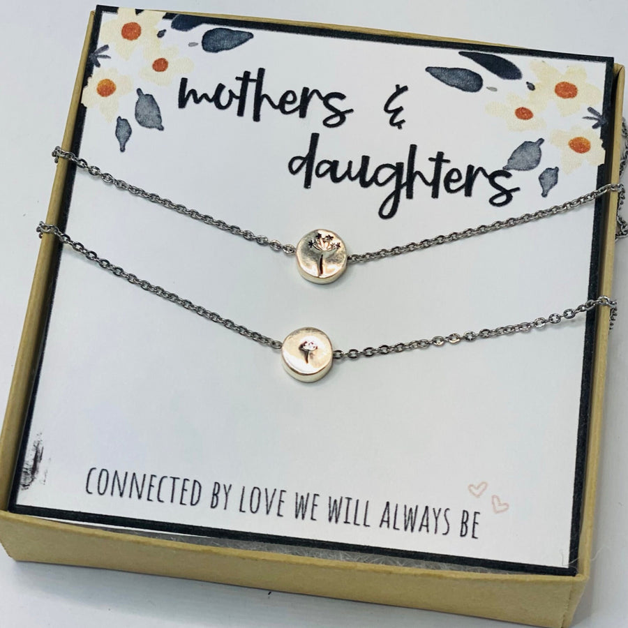 Mom daughter necklace, Gift for mom and daughter, Mother daughter necklace, Mother daughter gift, Mother daughter jewelry, Necklace sets