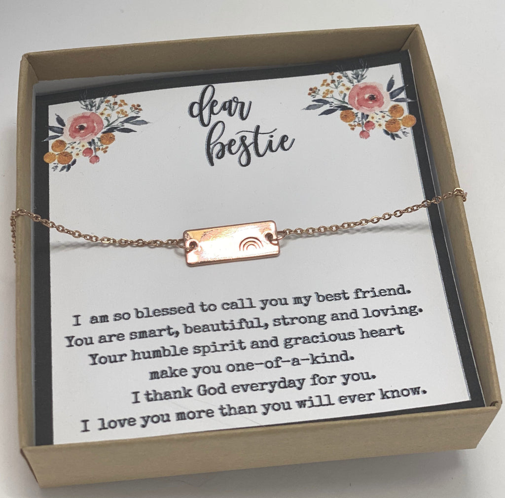 Gift for friends, friendship gift, friendship necklace, best friend gift, bestfriend necklace, bestfriend, rainbow necklace