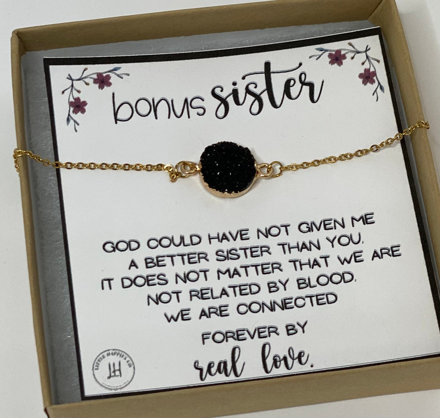 Bonus sister gifts, sister in law,  boyfriends sister, Stepmother necklace, Step sister, unbiological sister, Gift for sister-in-law, bestie