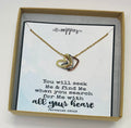 Christian Jewelry, Confirmation gift, Seek you with all your heart, Christian gift, Christian jewelry, Christmas gift