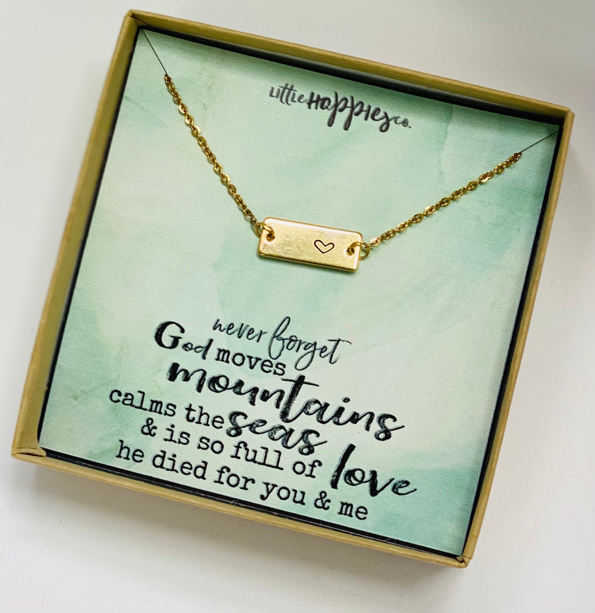 Heart Necklace, Encouragement gift, graduation gift, miscarriage gift, best friend gifts- sympathy gift, grief gift, friend gifts