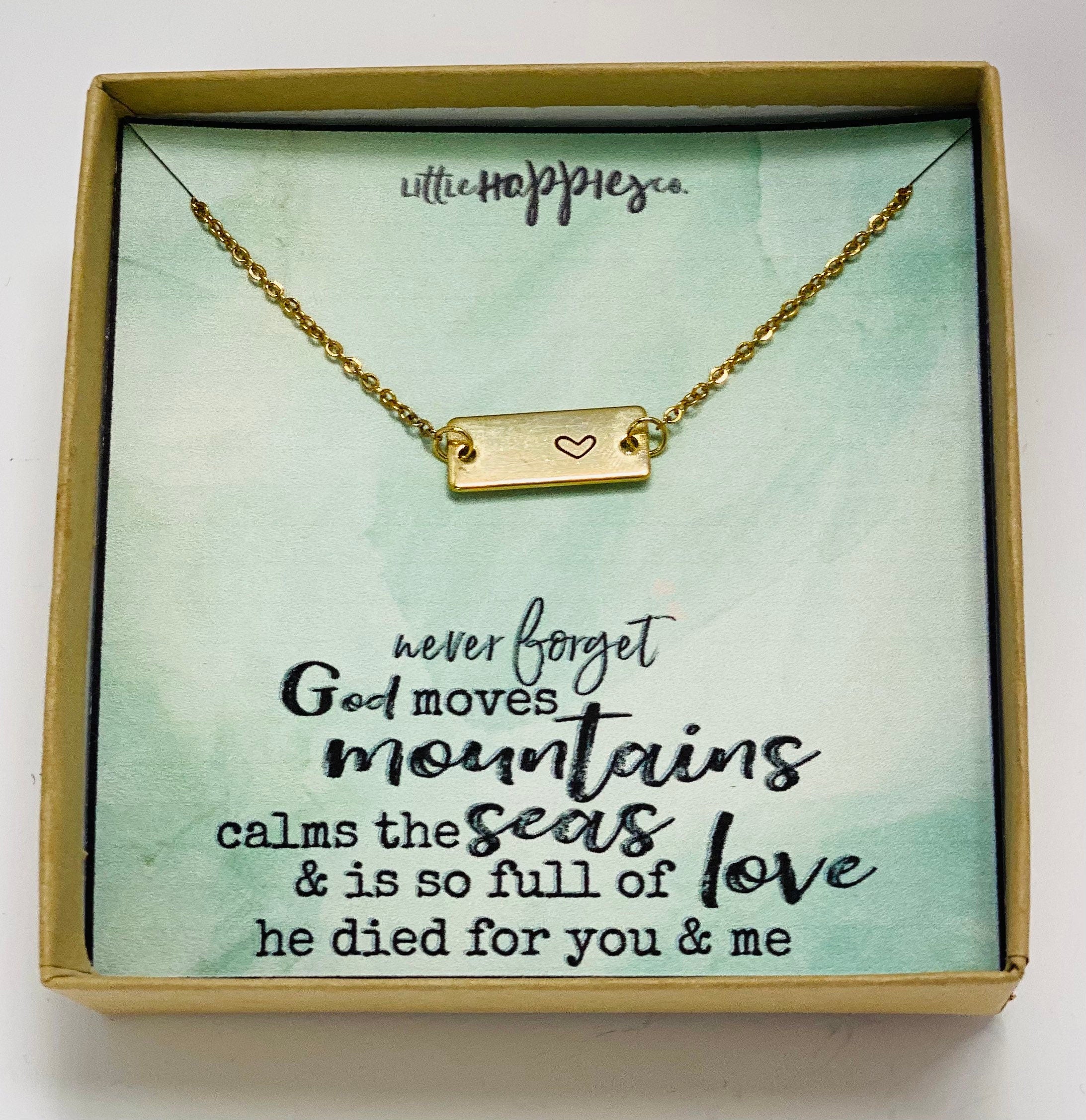 Heart Necklace, Encouragement gift, graduation gift, miscarriage gift, best friend gifts- sympathy gift, grief gift, friend gifts
