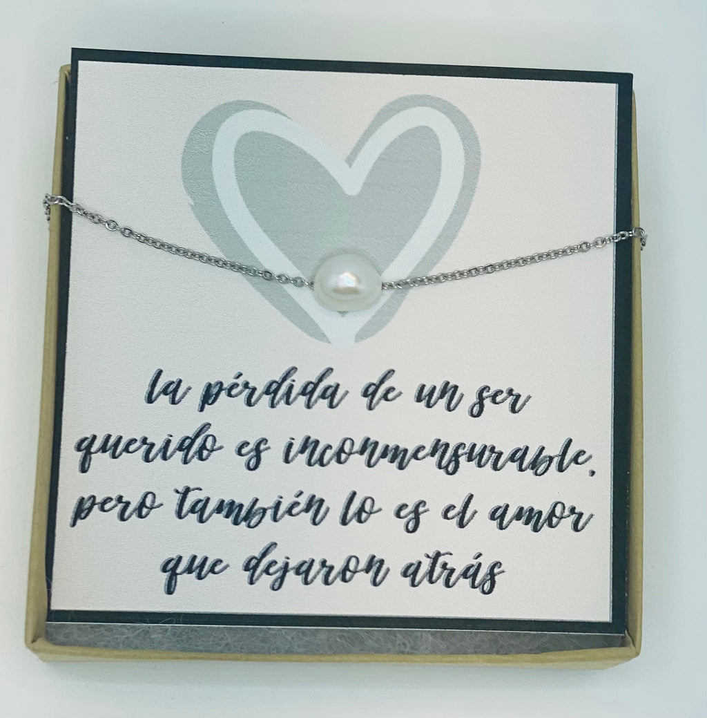 Spanish Memorial gift, Español, Pérdida de un ser querido, Pérdida de madre, Pérdida de padre, Pérdida de hijo, Regalo de duelo