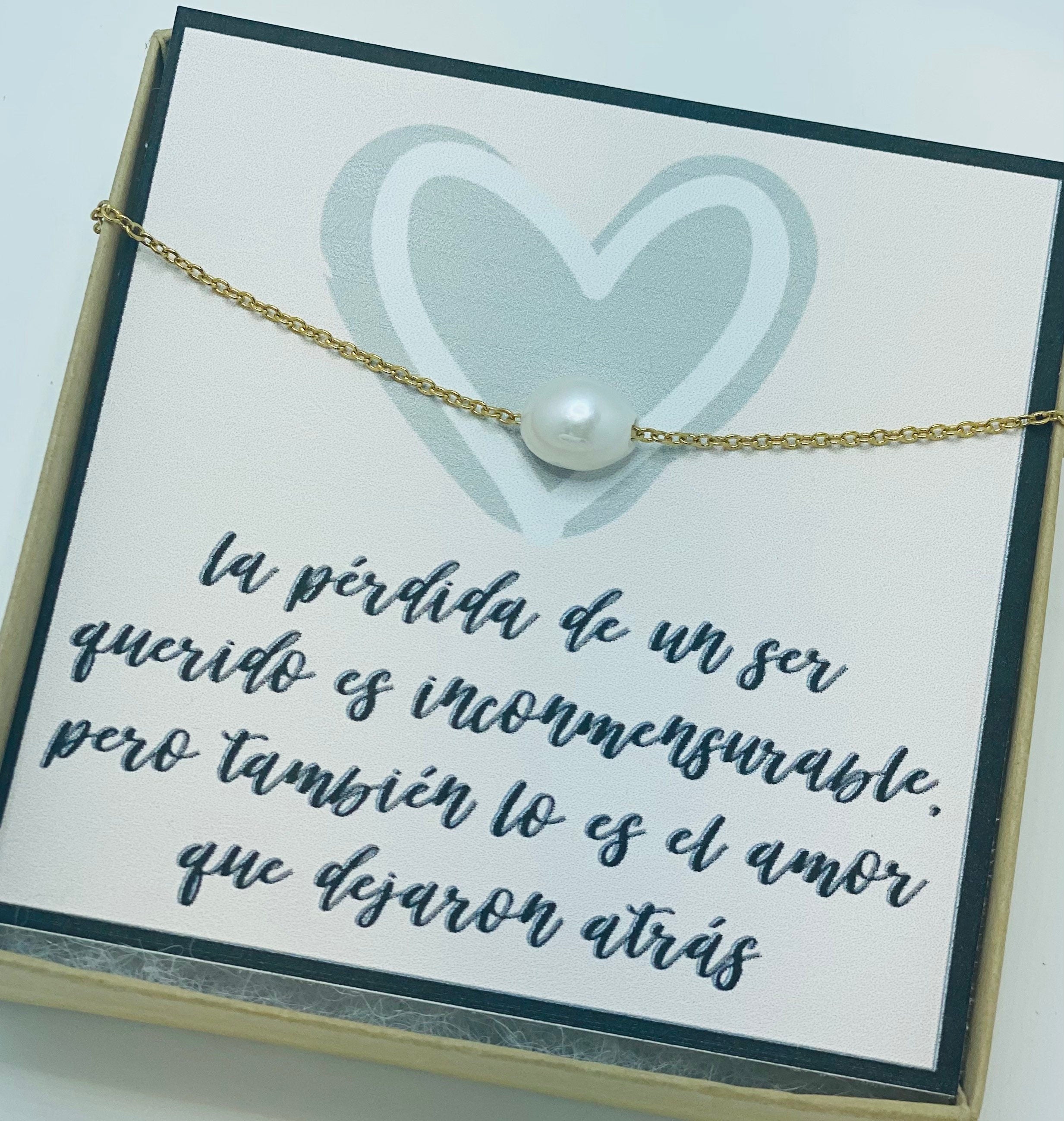 Spanish Memorial gift, Español, Pérdida de un ser querido, Pérdida de madre, Pérdida de padre, Pérdida de hijo, Regalo de duelo
