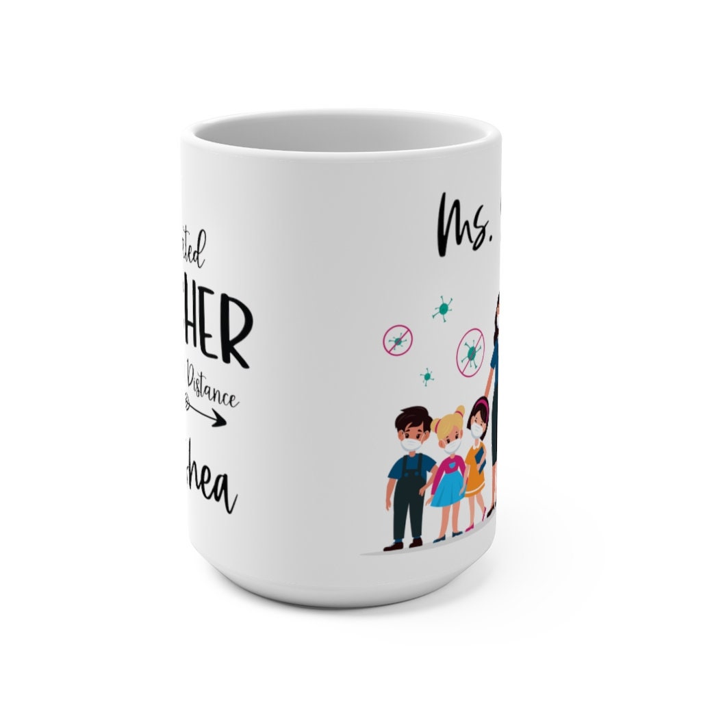 Copy of Teacher gift, Teacher coffee mug, virtual classroom, Christmas gift for teacher, pandemic, teacher mask, virtual teacher