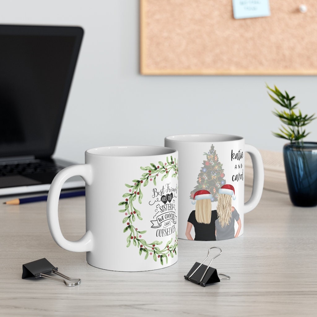 Personalized Best friend coffee mug, Best friend gift, Gift for Best friends, BFF gift, friendship gift, Christmas Gift for Best friend
