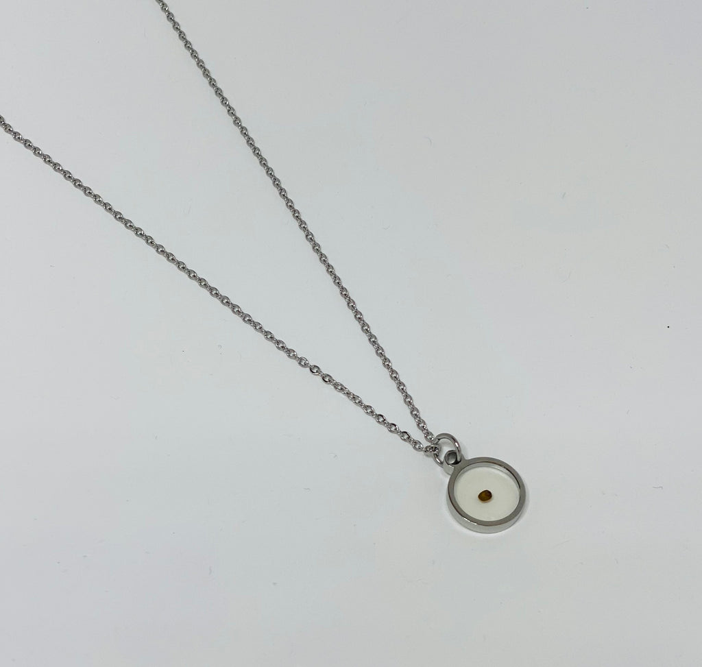 Mustard seed necklace, Mustard seed jewelry, Faith bigger than a mustard seed, Christian jewelry, Miscarriage gift, encouragement, cancer