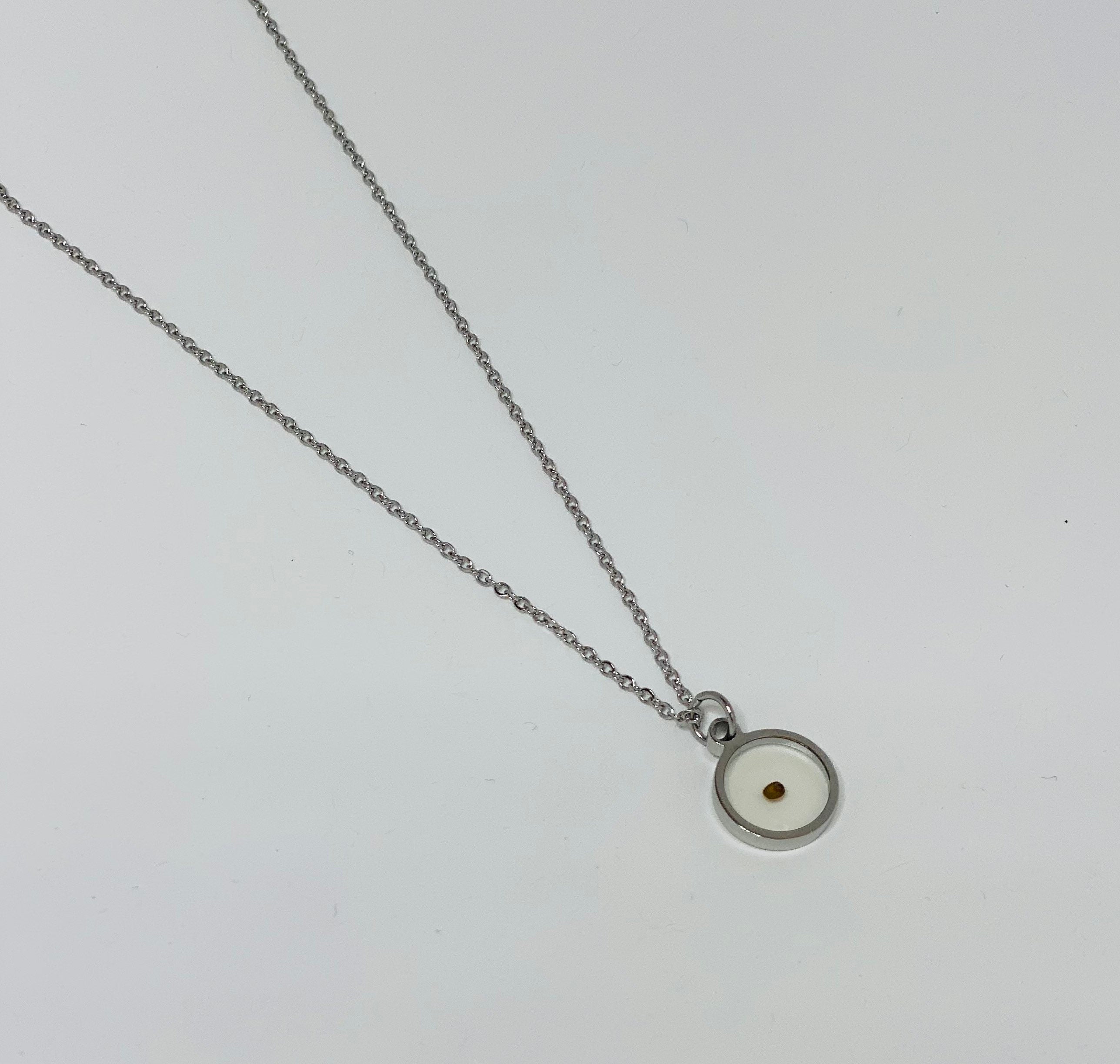 Mustard seed necklace, Mustard seed jewelry, Faith bigger than a mustard seed, Christian jewelry, Miscarriage gift, encouragement, cancer