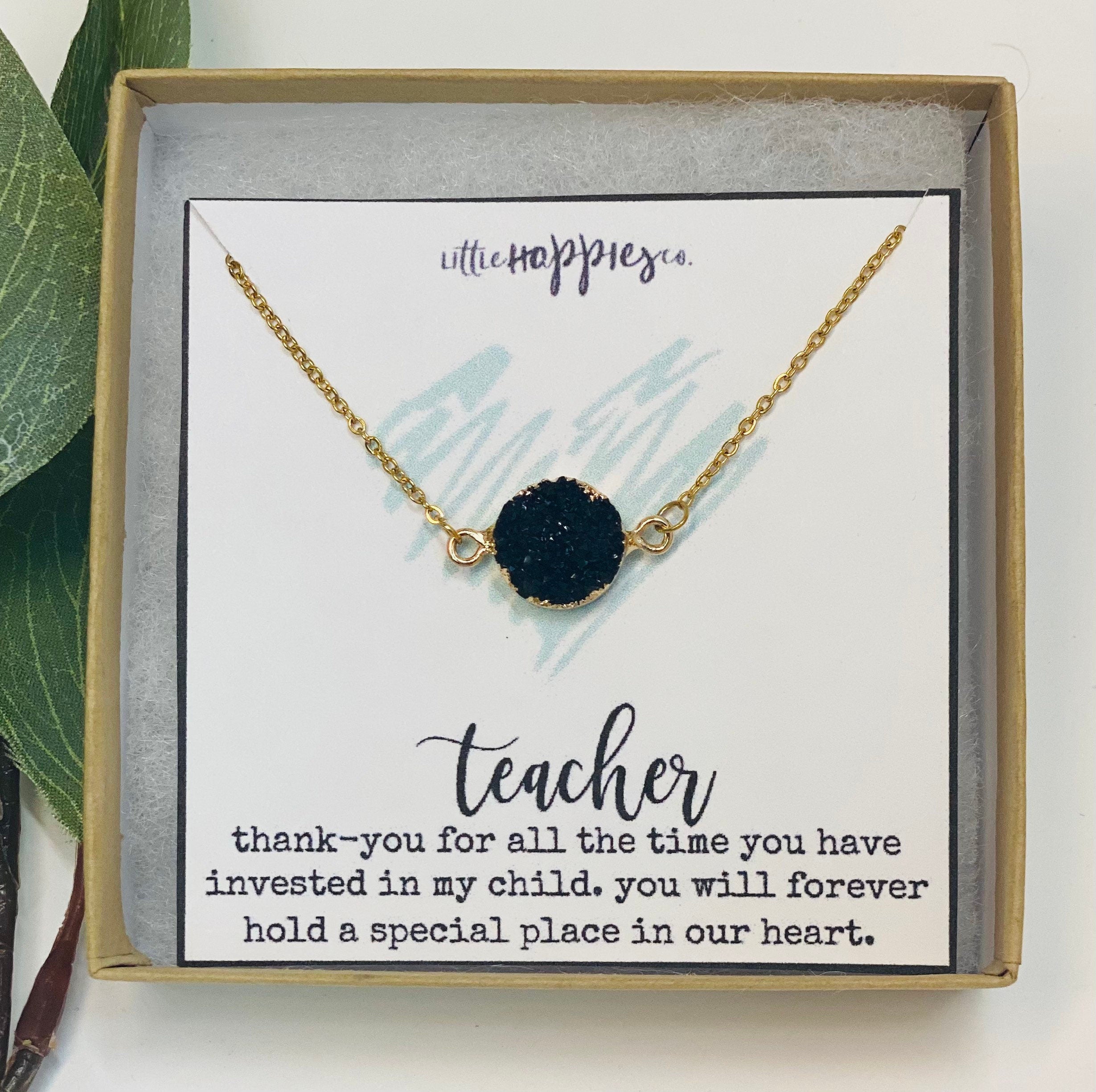 Teacher necklace Teacher appreciation, teacher assistant, unique teacher gifts, preschool teacher gift, student teacher gift