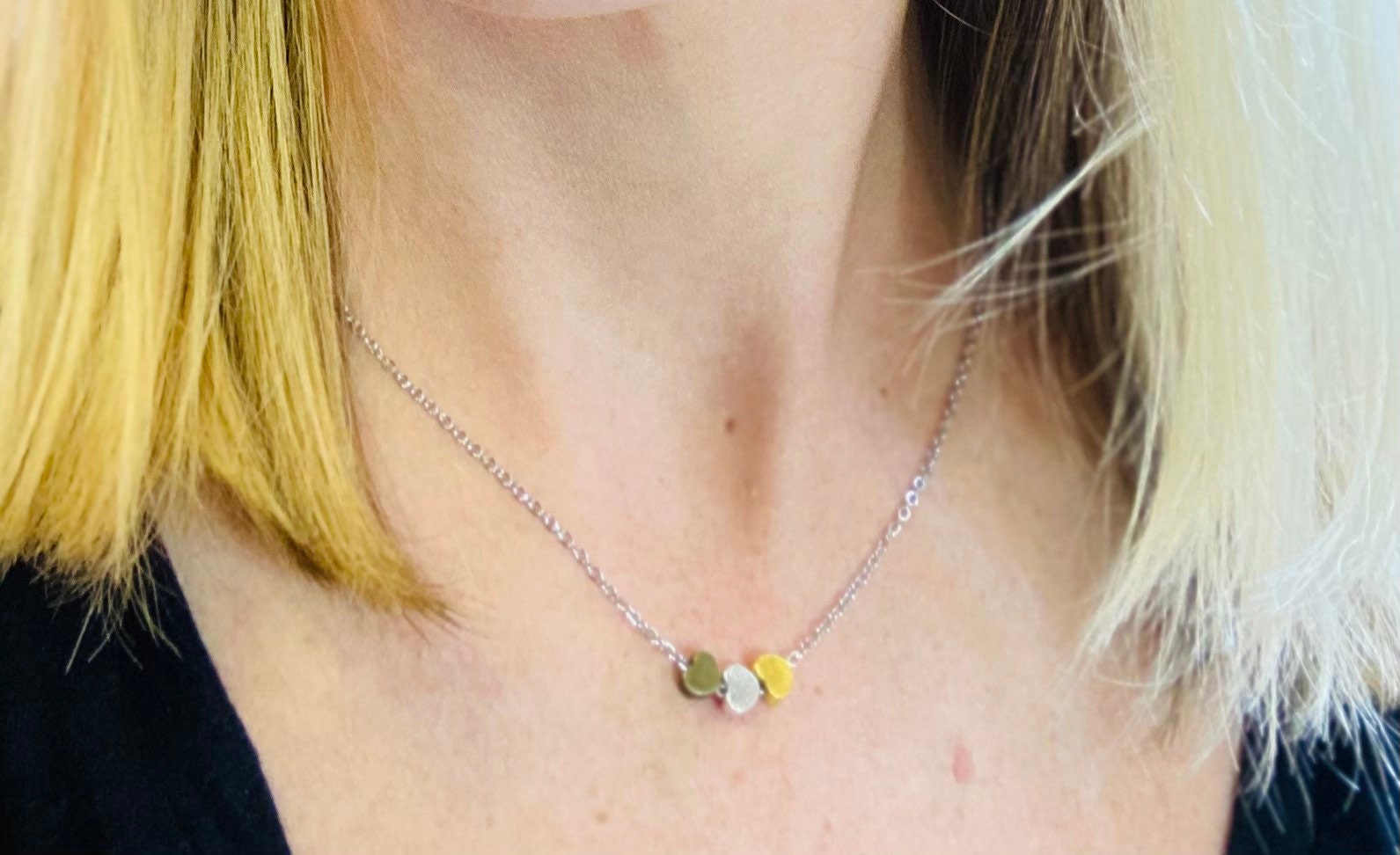 Personalized Best Friend.Gift, Personalized Jewelry, Personalized Gifts, BFF, Bestie, Best Friend Necklace, Best Friend Gift, Heart