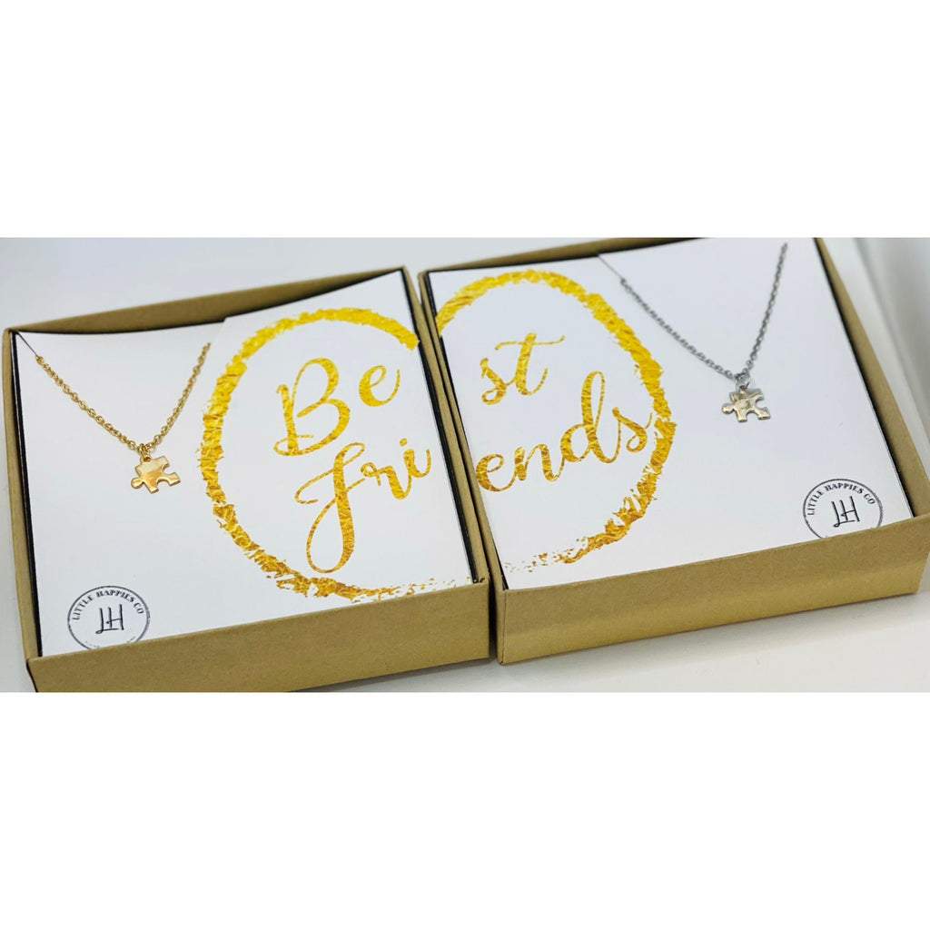 2 best friend necklace, Puzzle necklace for 2, Best friend necklace for 2, Best friend necklace set, Friendship necklace for 2, inexpensive