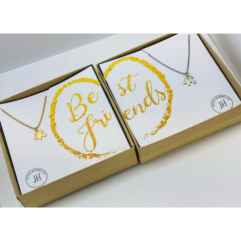2 best friend necklace, Puzzle necklace for 2, Best friend necklace for 2, Best friend necklace set, Friendship necklace for 2, inexpensive