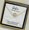 Gift for friends, friendship gift, friendship necklace, bestfriend Valentine gift, best friend gift, bestfriend necklace, bestie (02-001)