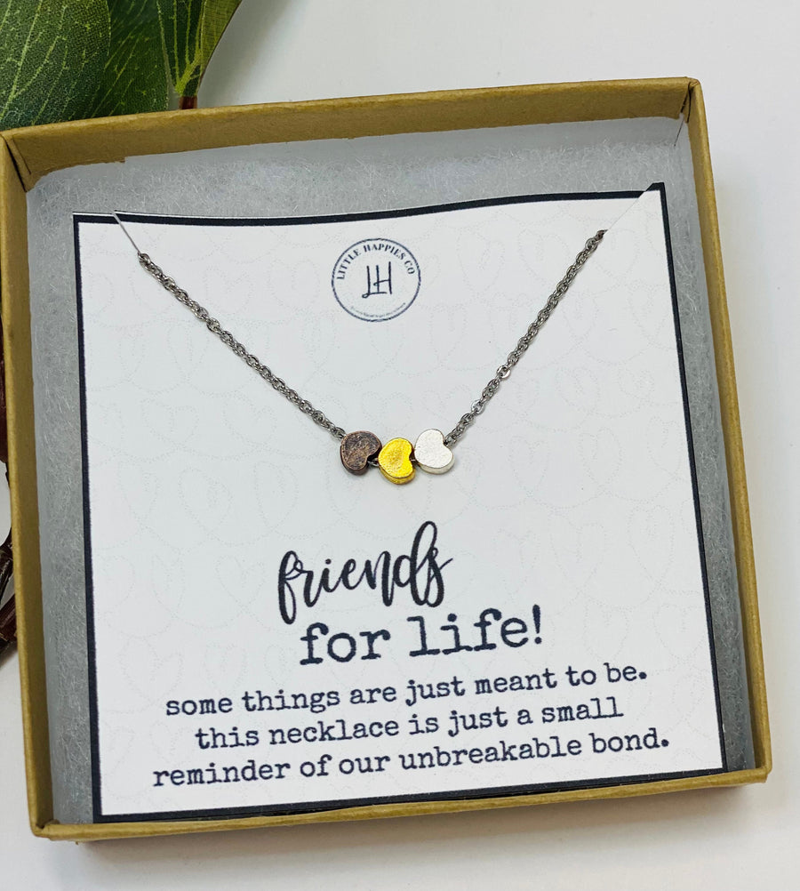 Gift for friend, friendship gift, friendship necklace, best friend gift, best friend gift, best friend - BF0008