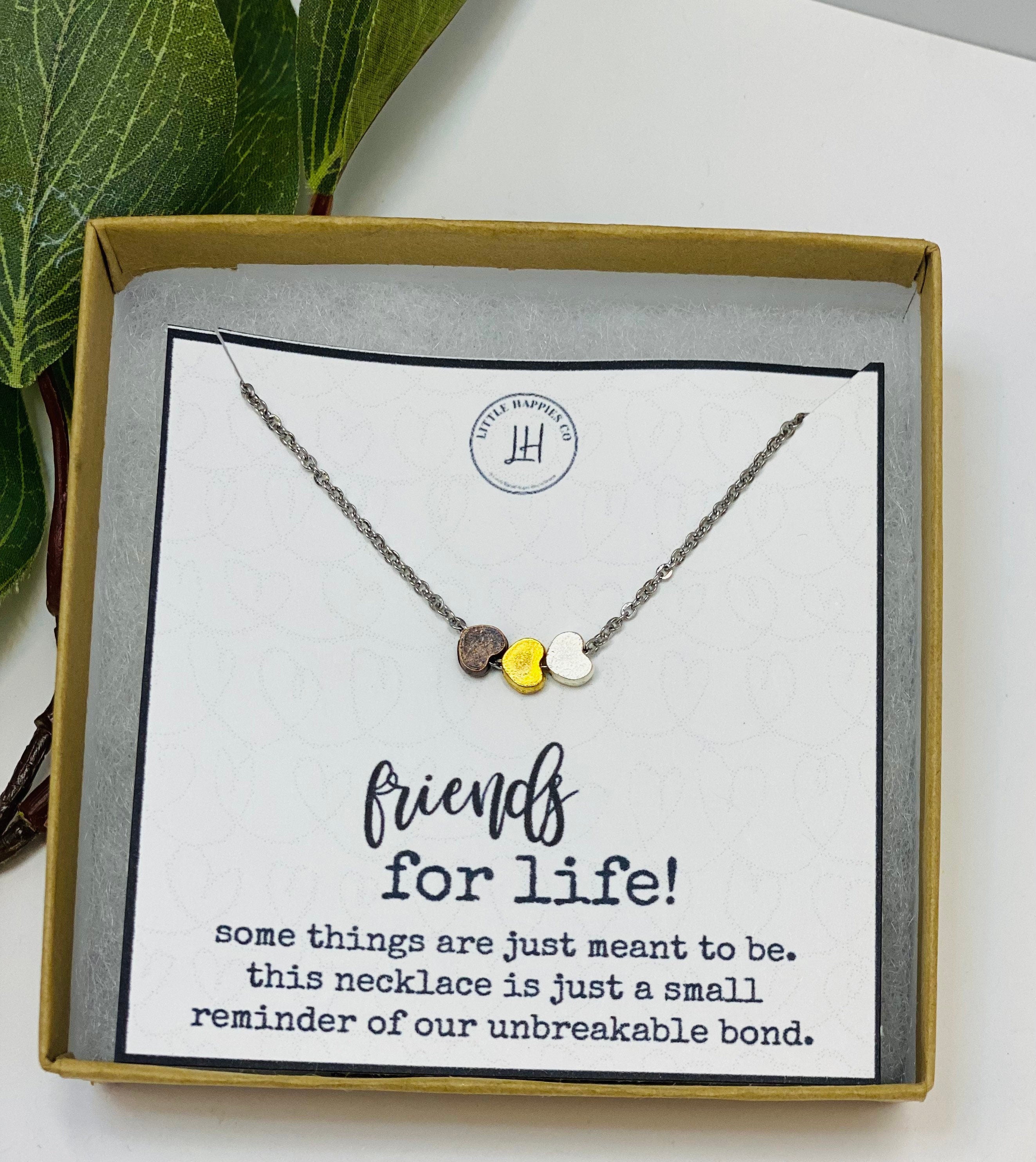 Gift for friend, friendship gift, friendship necklace, best friend gift, best friend gift, best friend - BF0008