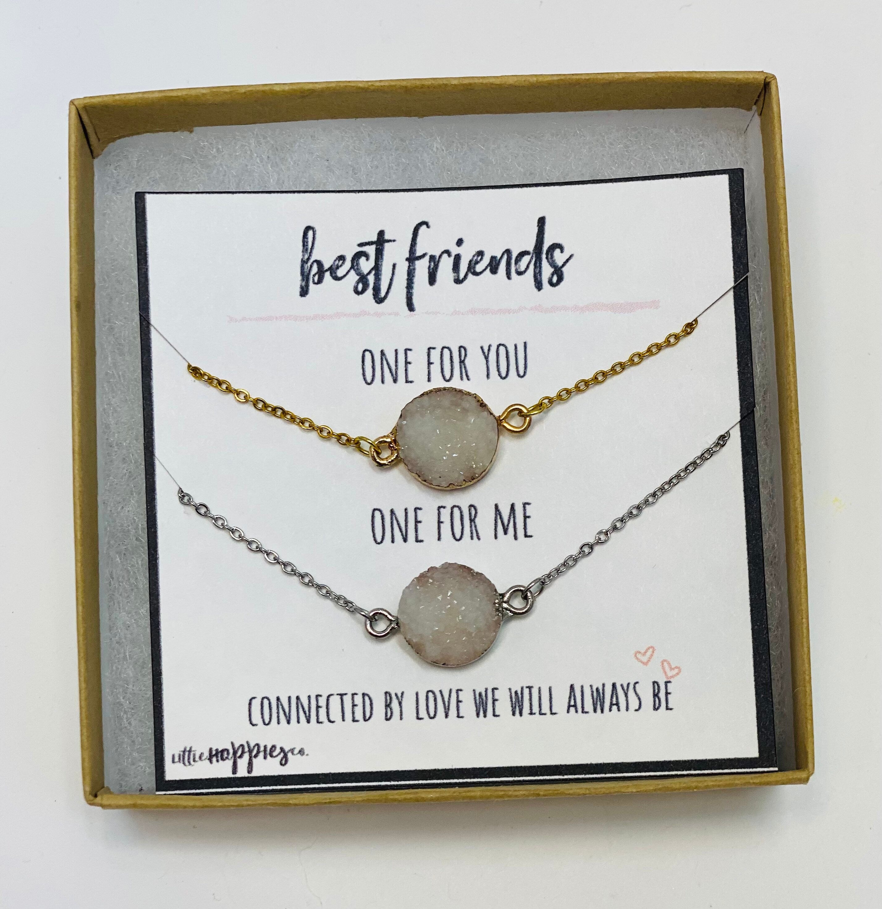 Friendship necklace for 2, Friendship jewelry for best friend, Set of 2 friendship necklaces, Friendship necklace set, Matching necklaces