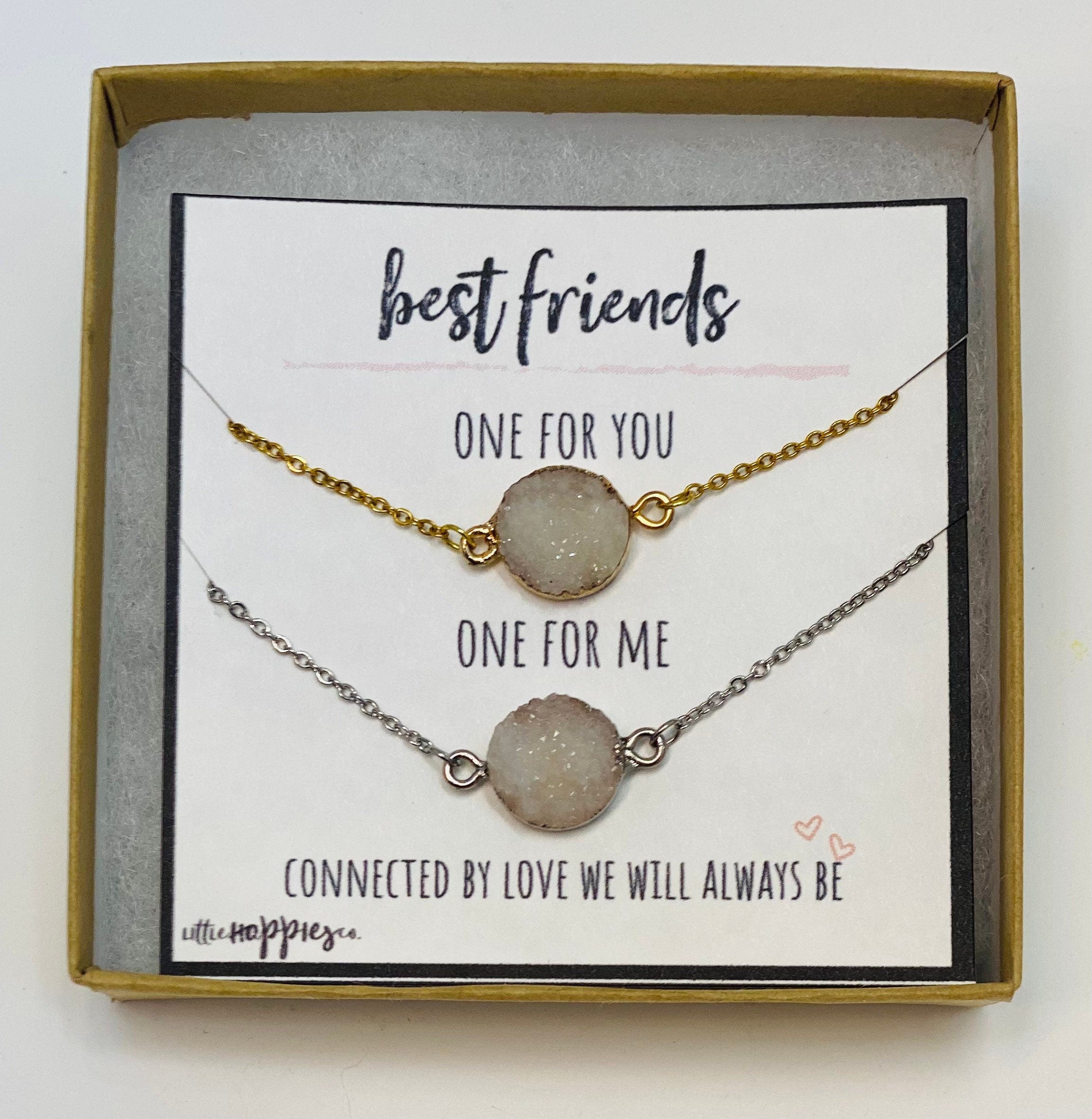 Friendship necklace for 2, Friendship jewelry for best friend, Set of 2 friendship necklaces, Friendship necklace set, Matching necklaces