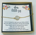 Little sister necklace, Sister jewelry, Sister necklace, Sister gift, Sister quotes, Gift for sister, Younger sister, Jewelry for sister