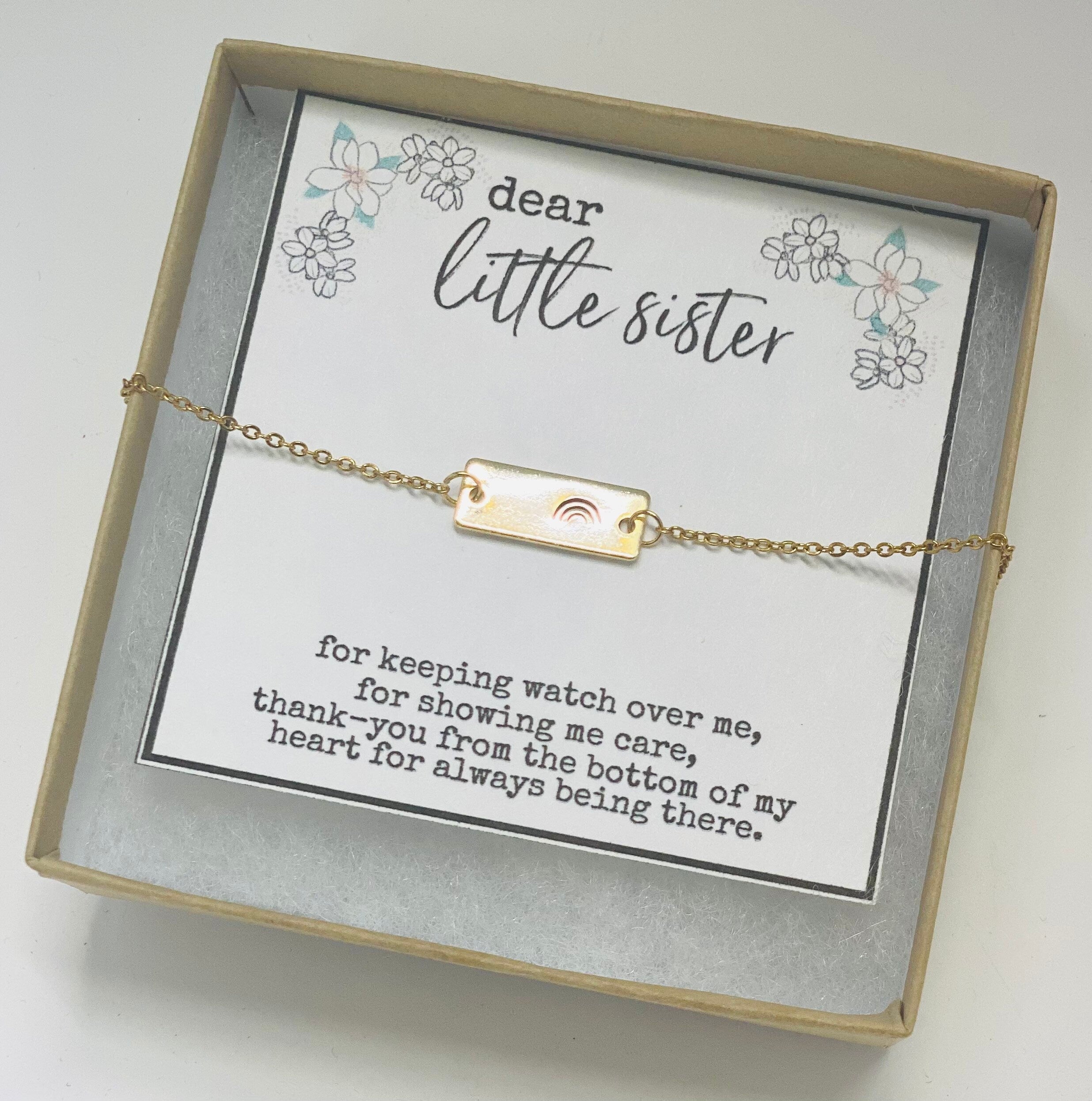 Little sister necklace, Sister jewelry, Sister necklace, Sister gift, Sister quotes, Gift for sister, Younger sister, Jewelry for sister