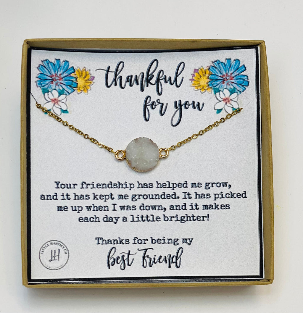 Thank you for being my best friend necklace, Miss best friend, Friendship necklace, Best friend necklace, Missing best friend, Bestie, BFF