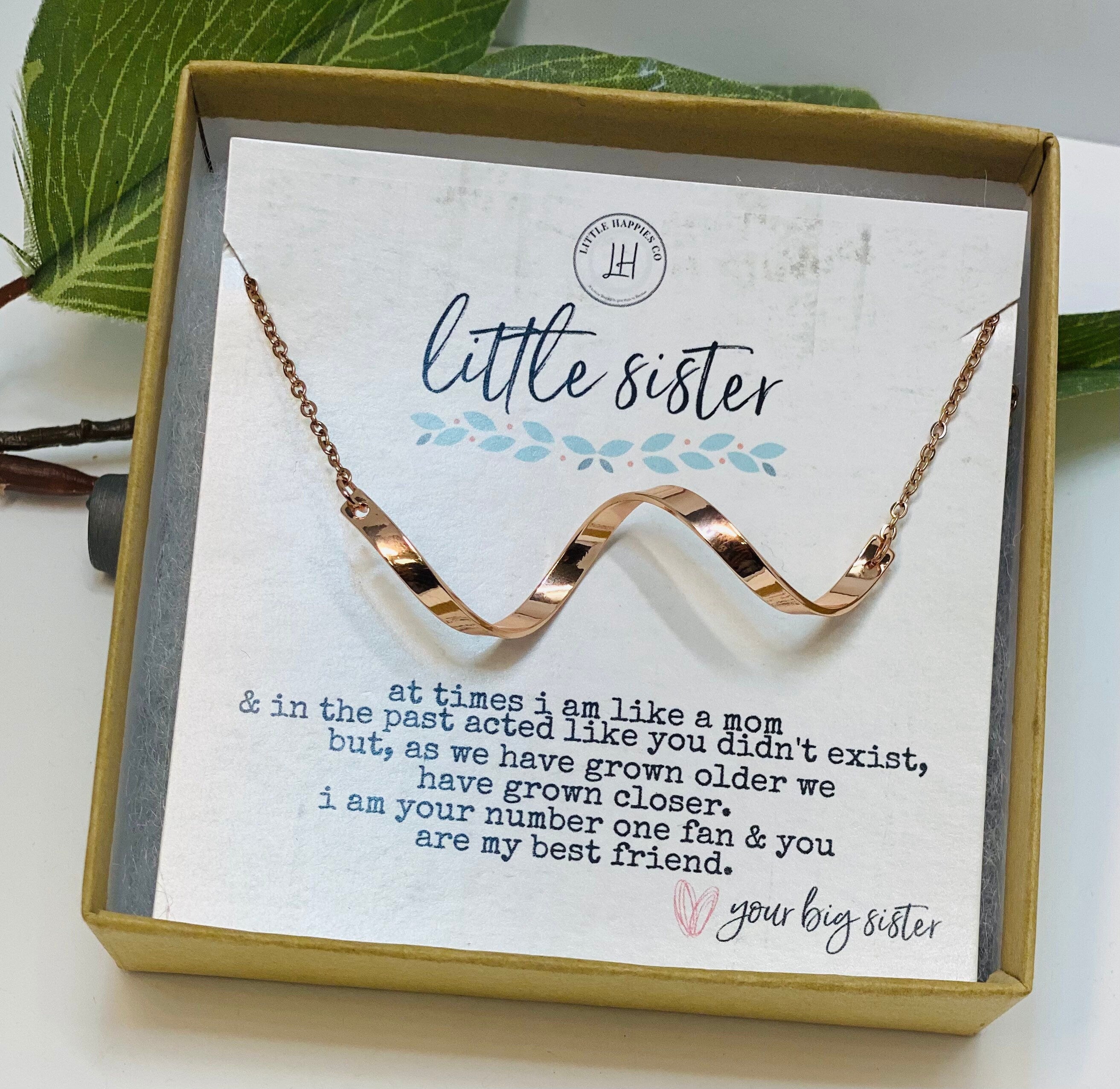 Gift for Sister, Sister Gift, Christmas gift for little sister, Personalized gifts for little sister, Personalized Gifts, Minimalist