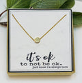 Bereavement Gift, Pet Sympathy Gift, Memorial Gift, Grief Gift, Remembrance Gift, Miscarriage Necklace, Disc Necklace, Condolence Gift, Send