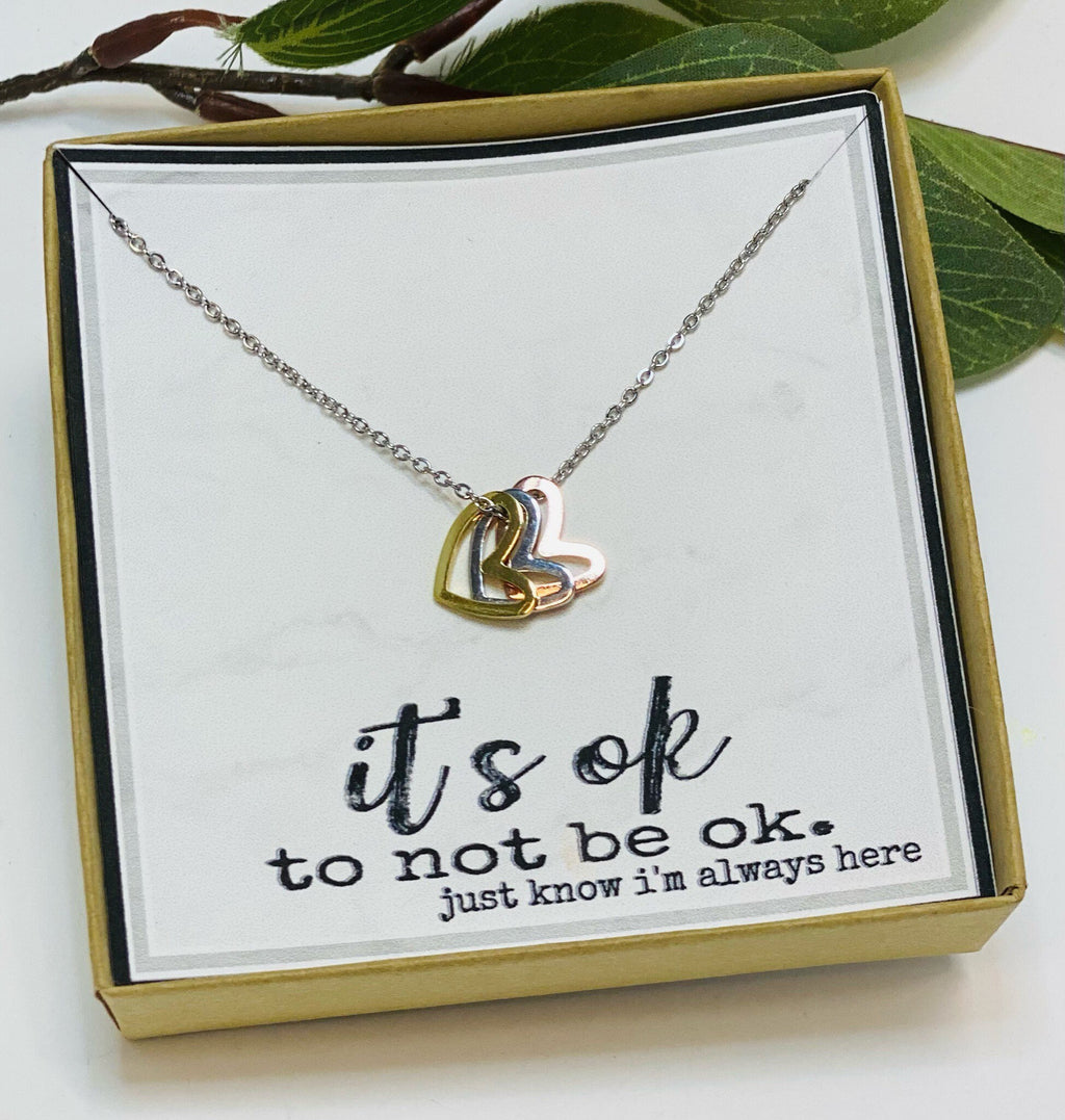 Encouragement Gift, Encouragement Gift for Women, Miscarriage Gift, Miscarriage Keepsake, Heart Necklace, Sympathy Gift, Memorial Gift