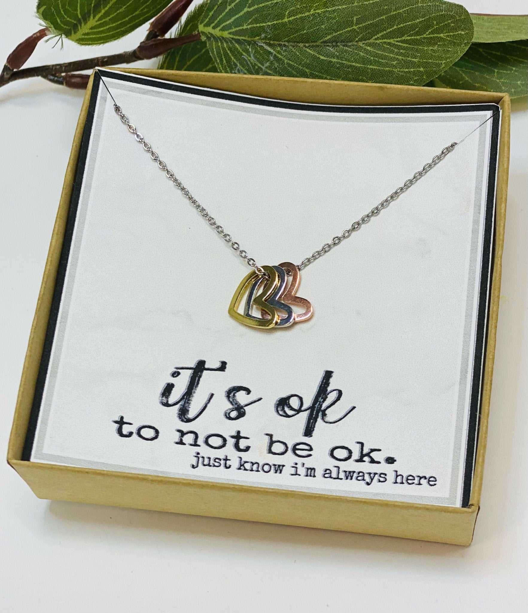 Encouragement Gift, Encouragement Gift for Women, Miscarriage Gift, Miscarriage Keepsake, Heart Necklace, Sympathy Gift, Memorial Gift