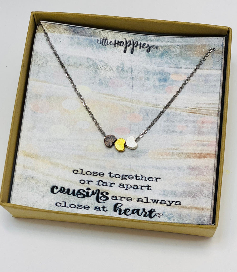Gift for Cousin, Cousin Necklace, Cousin Gifts, Christmas Gifts for Cousin, Birthday Gift for Cousin, Necklace