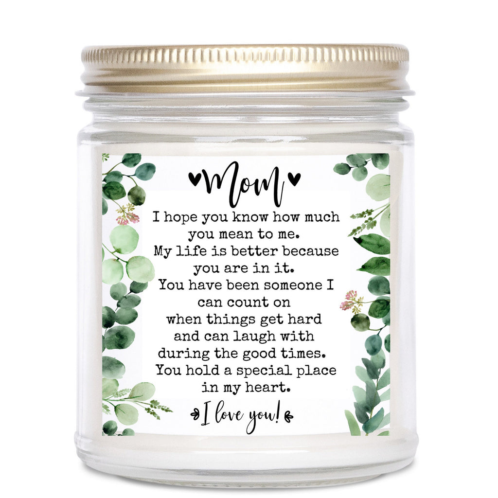 Gift for mom, Candle gift, Personalized candle, Soy candle, Handmade candle, Personalized gifts, small gift, Christmas gift for Mom, mom