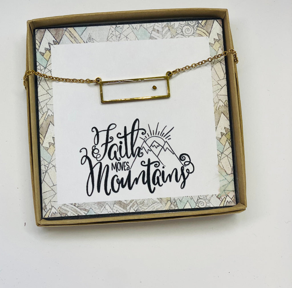 Faith can move mountains, real mustard seed necklace, mustard seed jewelry, encouragement gift, Christian jewelry, faith, inspirational gift