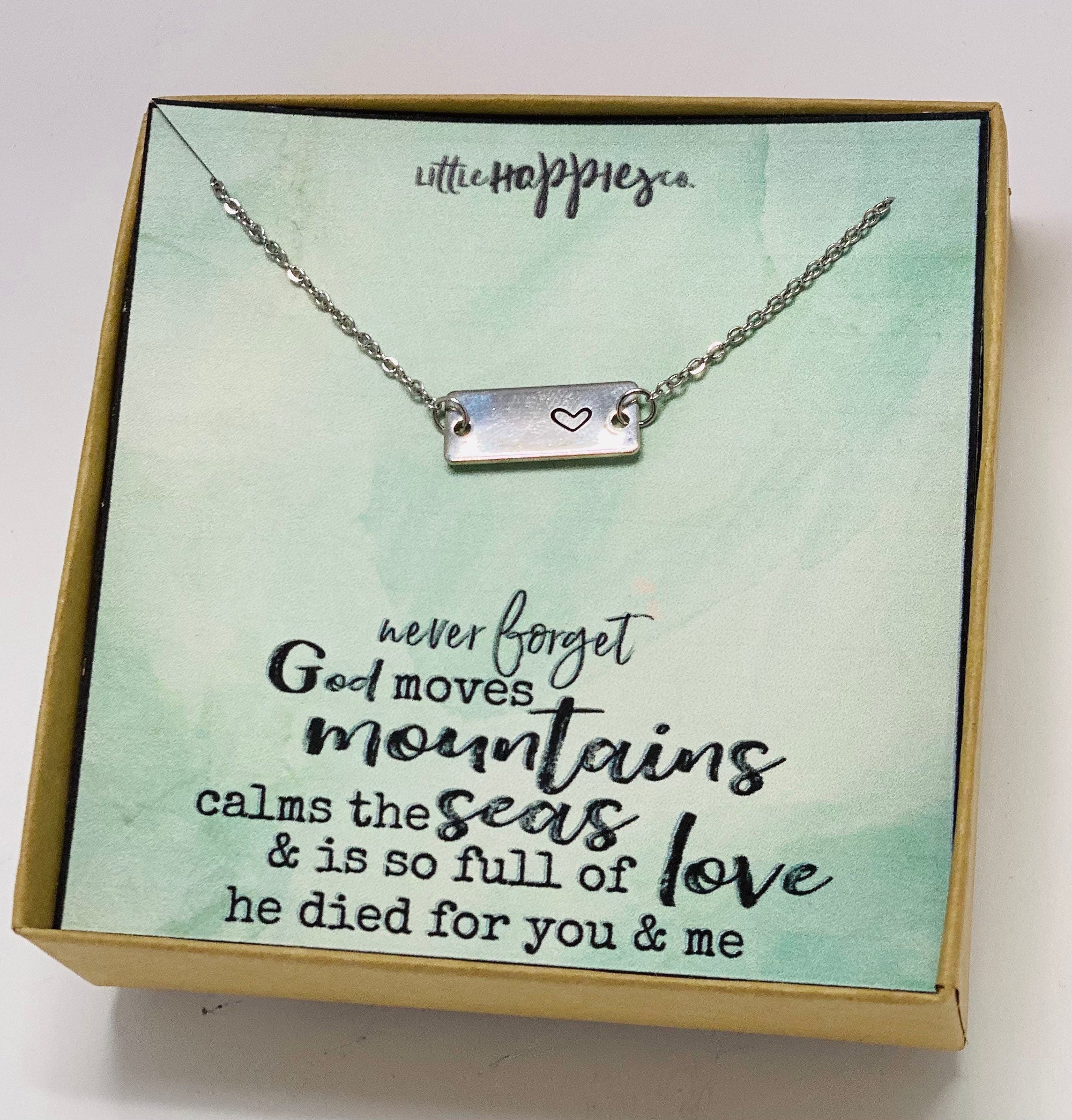 Heart Necklace, Encouragement gift, graduation gift, miscarriage gift, best friend gifts- sympathy gift, grief gift, friend gifts